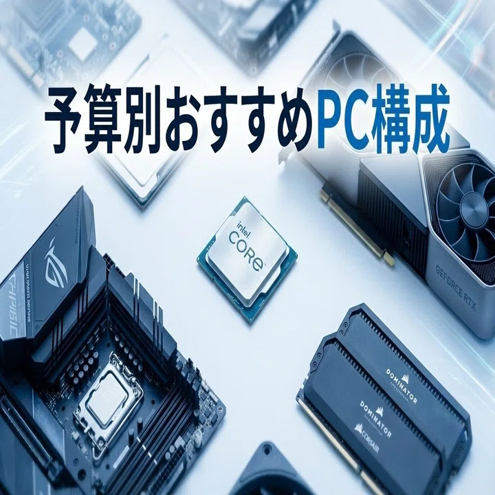 2026年2月版】予算別おすすめ自作PC構成3選｜メモリ高騰下でも組める