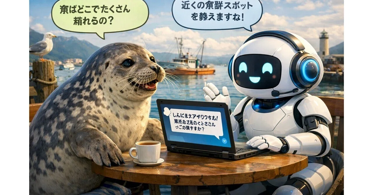 アザラシ アザラシ自動観察アプリを秒で開発しながらDXやらAI系人材の行く末を