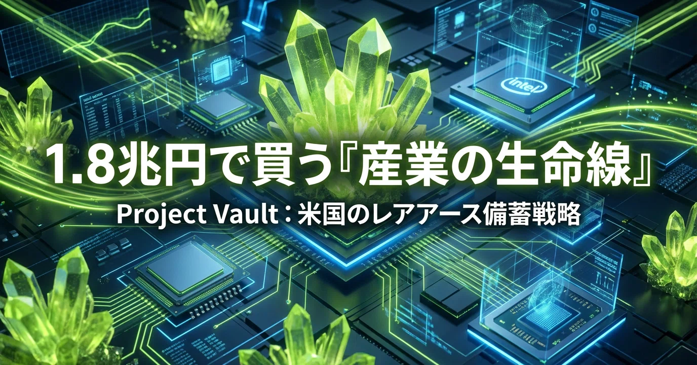 Project Vaultとは？】トランプの「重要鉱物（レアアース）爆買い
