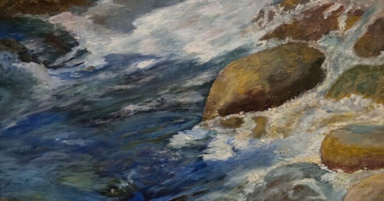 最初のころに描いた油絵｜kinohibiki25