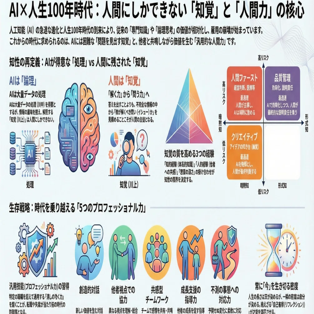 AIが「論理」を奪う時代に、私たちが磨くべき能力とは？｜Tsuyoshi Mano