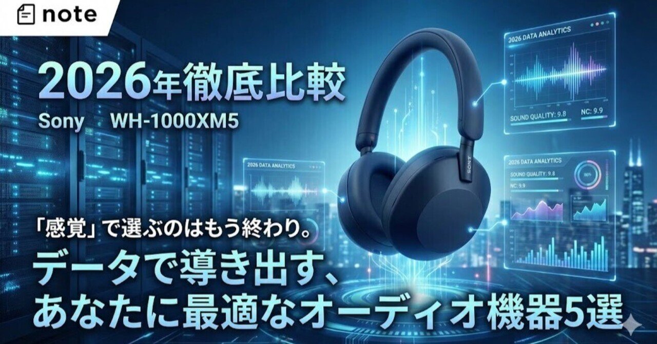 2026年徹底比較】「感覚」で選ぶのはもう終わり。データで導き出す