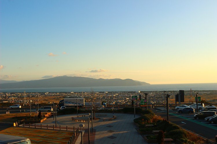 新東名駿河湾沼津サービスエリアからの眺めです。