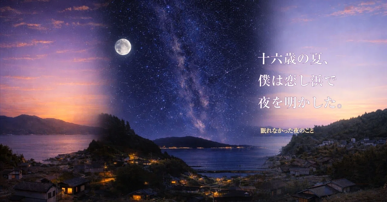 恋し浜で、眠れなかった夜のこと|凪砂まひろのサムネイル画像