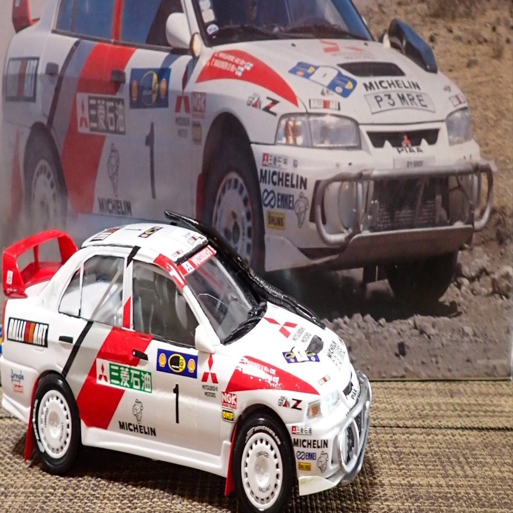 ハセガワ 1/24 ランサー エボリューションⅣ 1997 サファリラリー