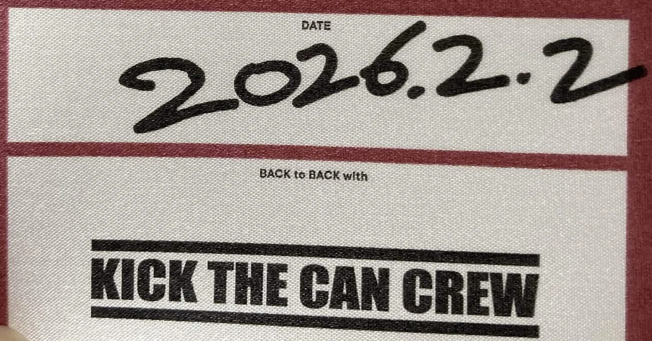 (ネタバレ注意)2026/2/2 RIP SLYME × KICK THE CAN CREW 「Back to Back」豊洲PIT ...