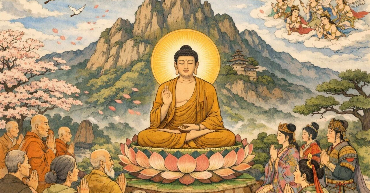 Novel Lotus Sutra Story 11: The Emergence of the Treasure Tower｜老眼蒼爺
