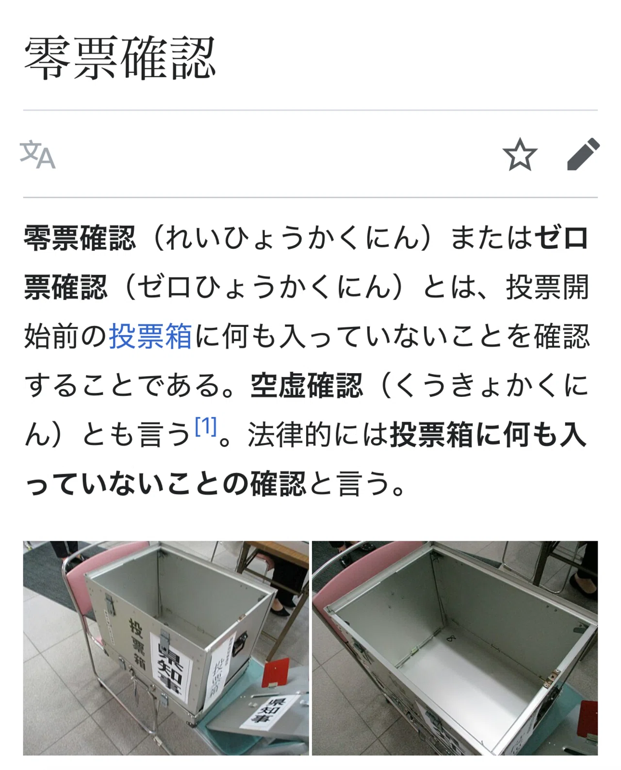 はじめての投票箱チェック｜チャミ