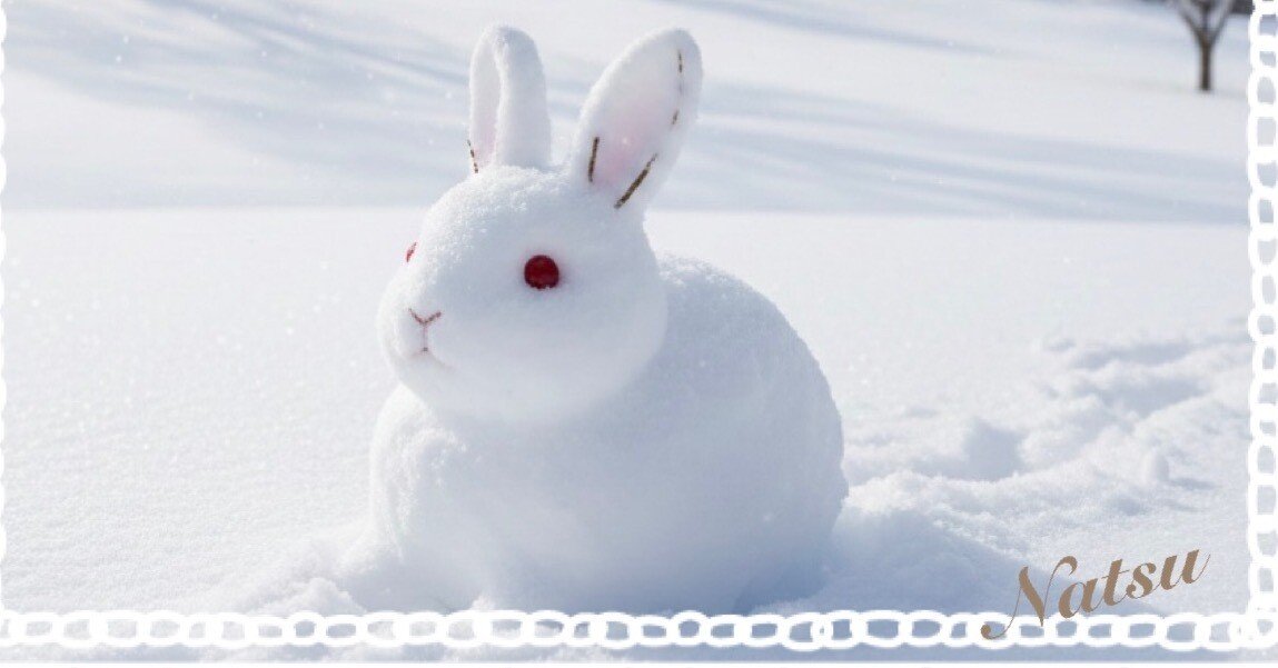 雪うさぎ｜なっきーチャンネル🎈