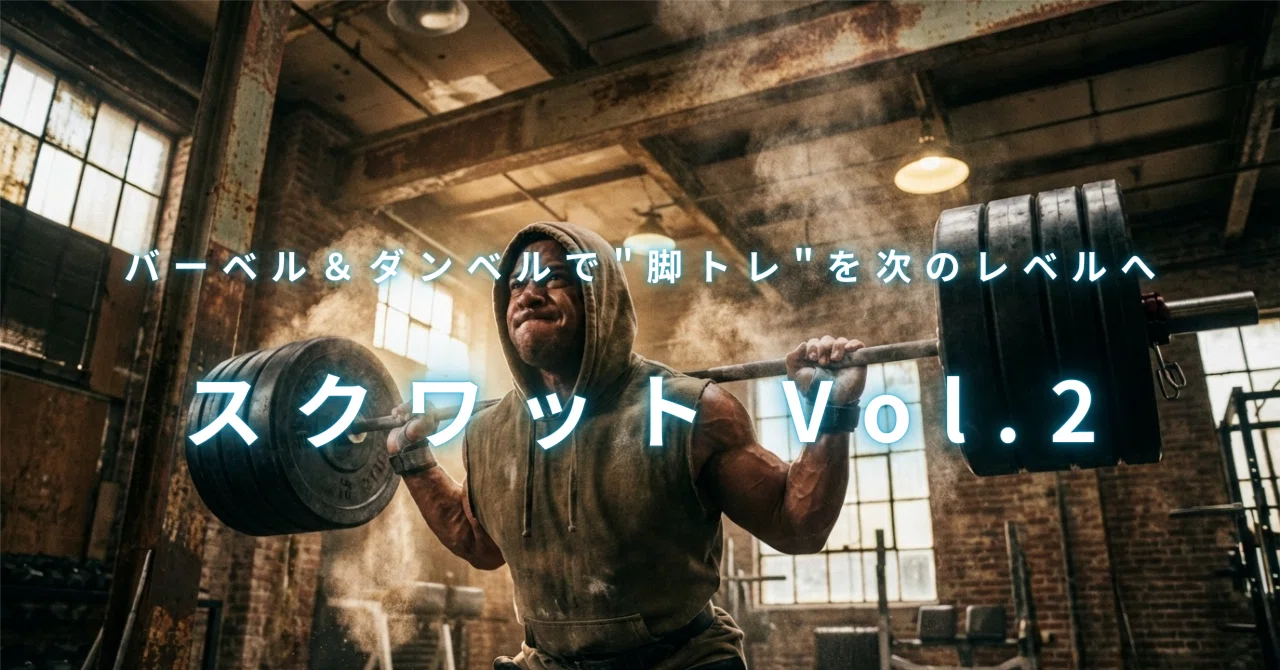 保存版】スクワット完全攻略ガイド Vol.2 ― バーベル＆ダンベルで