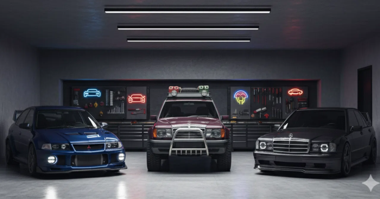 【妄想ガレージ】失われた「過剰品質」を再定義する。 —— Evo VI、S124、そして190Eが現代に蘇る日｜相馬律 | Soma Ritsu