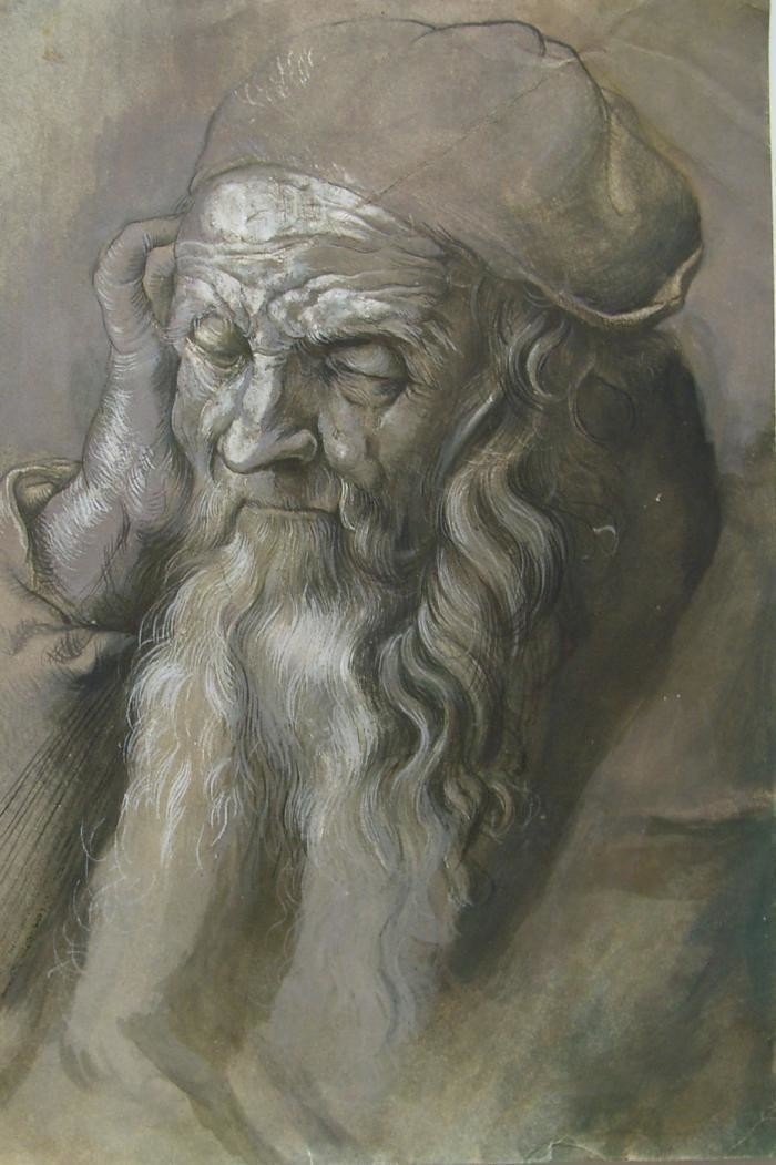 93歳の老人の肖像(模写）｜jo-hide2