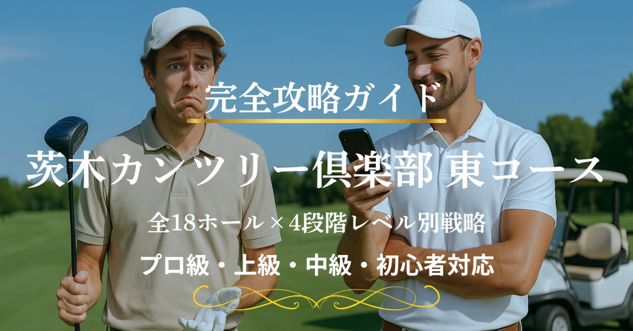 ベストスコア更新！完全攻略！】茨木カンツリー倶楽部 東コース／全18