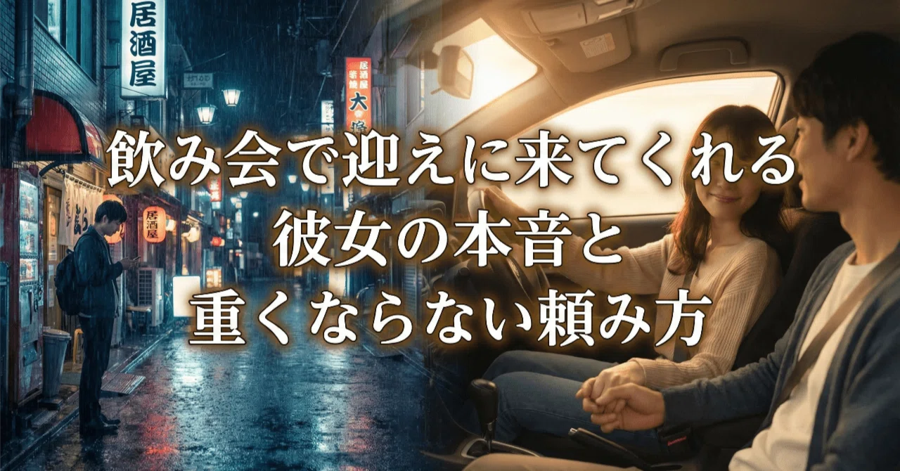 飲み会で迎えに来てくれる彼女の本音と重くならない頼み方｜ヒロキ 