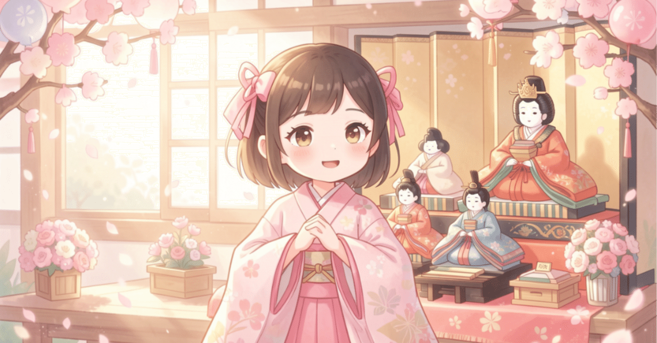 💬💖2/23【毎日投稿❣️】『桃色リボンのひなまつり 』：追記初期【灯