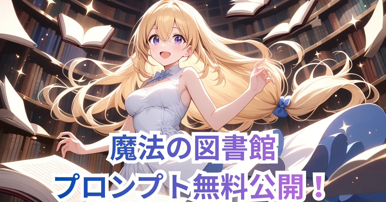 コピペで召喚！魔法の図書館プロンプト公開【アトリエ日誌vol.20