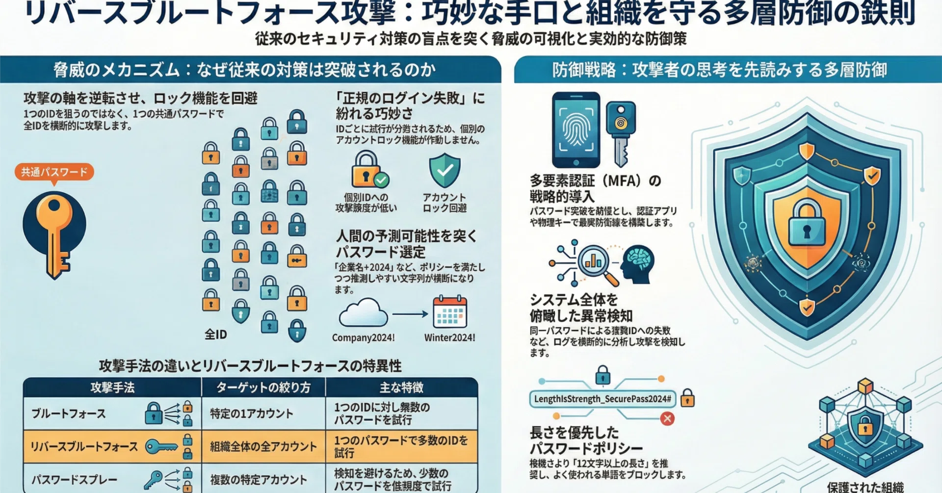 リバースブルートフォース攻撃を理解する｜攻撃者の視点から読み解く 