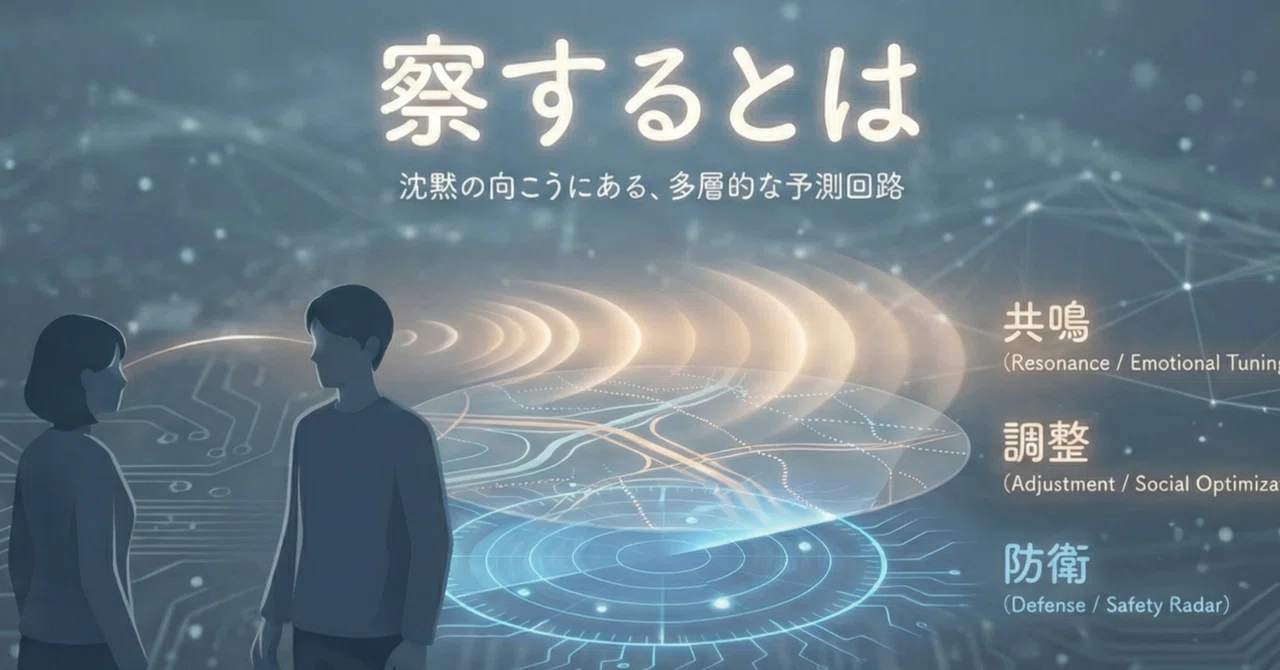 察するとは?100事例から見えた沈黙の3層6種の非言語プロトコル|隠されたメッセージとは?|空気を読む|忖度|気配り|行間|余白|京都の ...