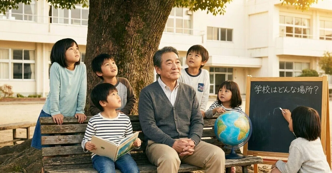 「なぜ学校に行くの？――元教員が子どもたちに伝えたい、学校という『不思議な場所』の本当の使い方」｜ポン先生