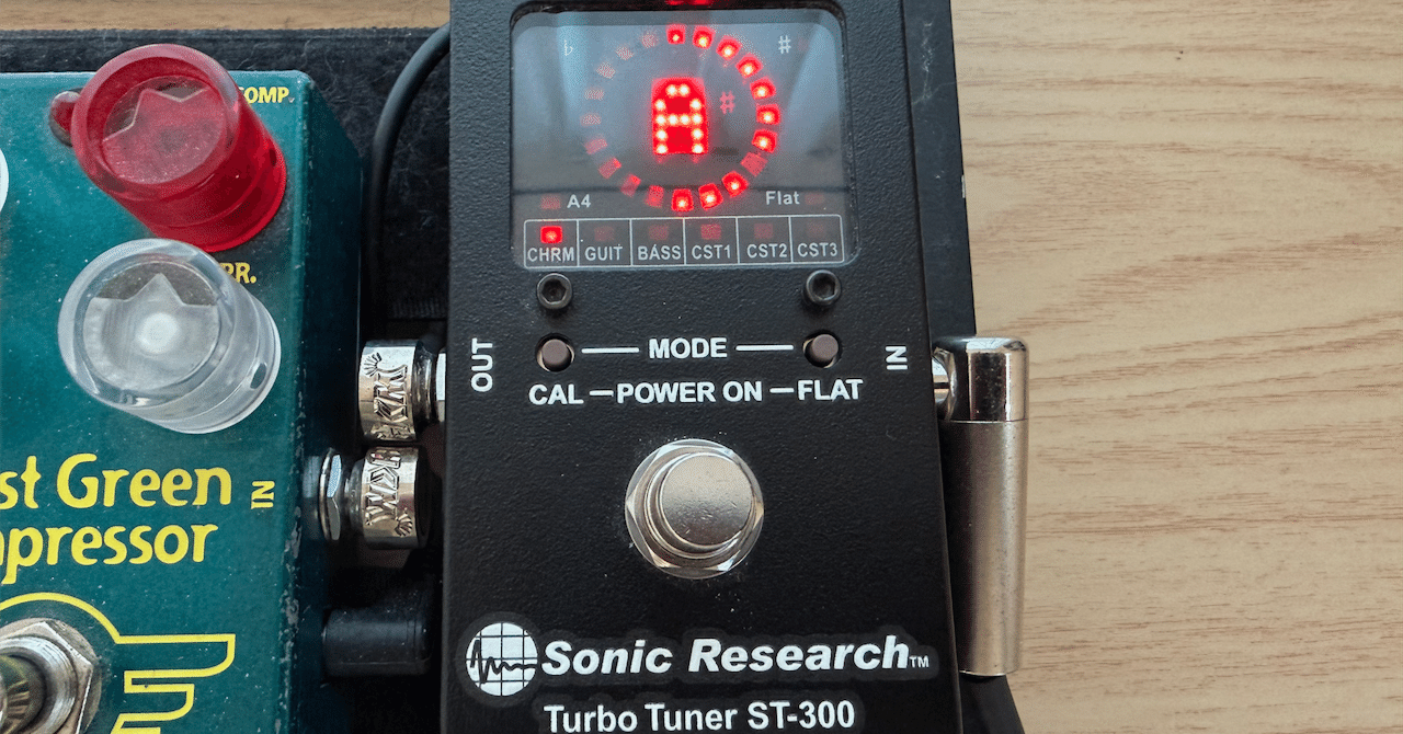 ベースチューナー Sonic Research ST-300 購入記｜nobuoo