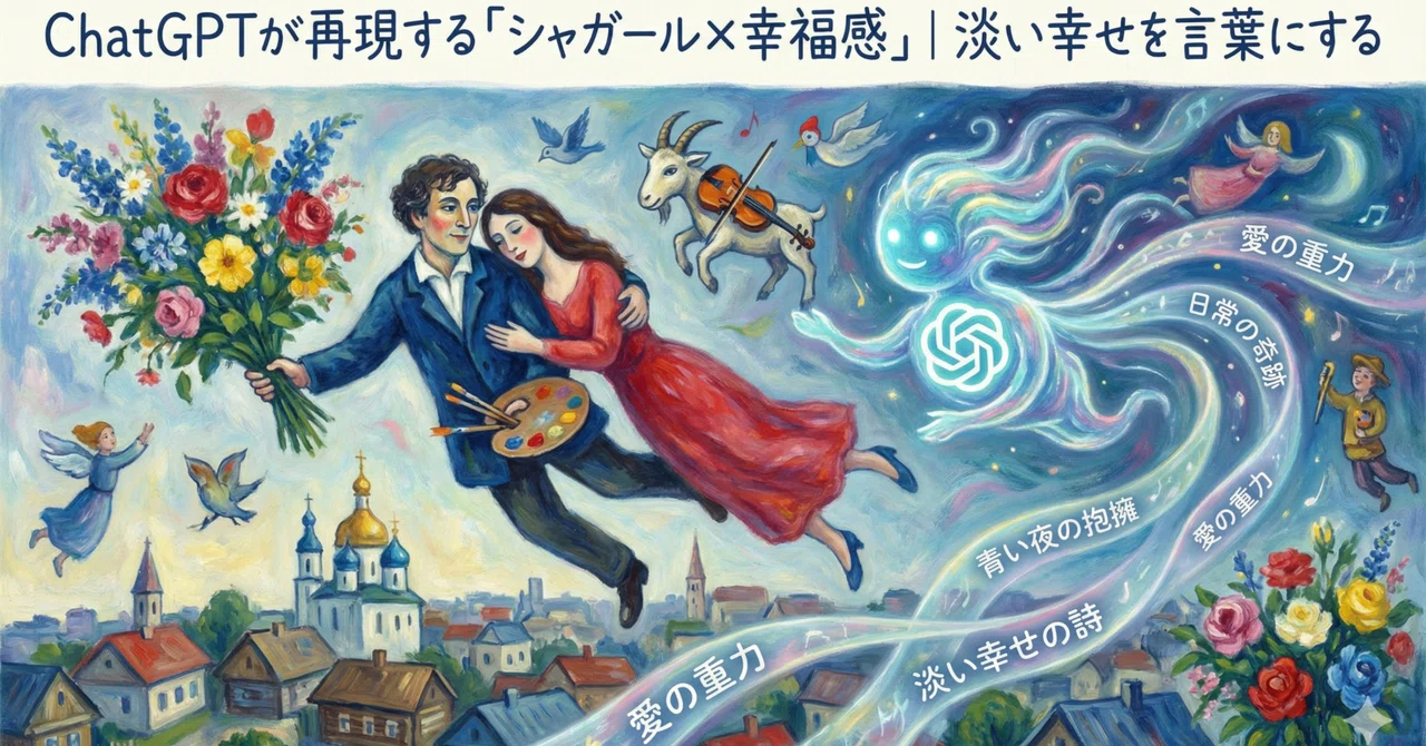 Recreating 'Chagall x Happiness | Putting Faint Happiness into Words ...