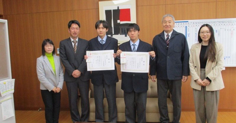 【新翔高校】ユネスコ作文表彰式が行われました。