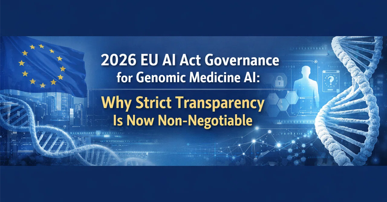 2026 EU AI Act Governance for Genomic Medicine AI: Why Strict ...