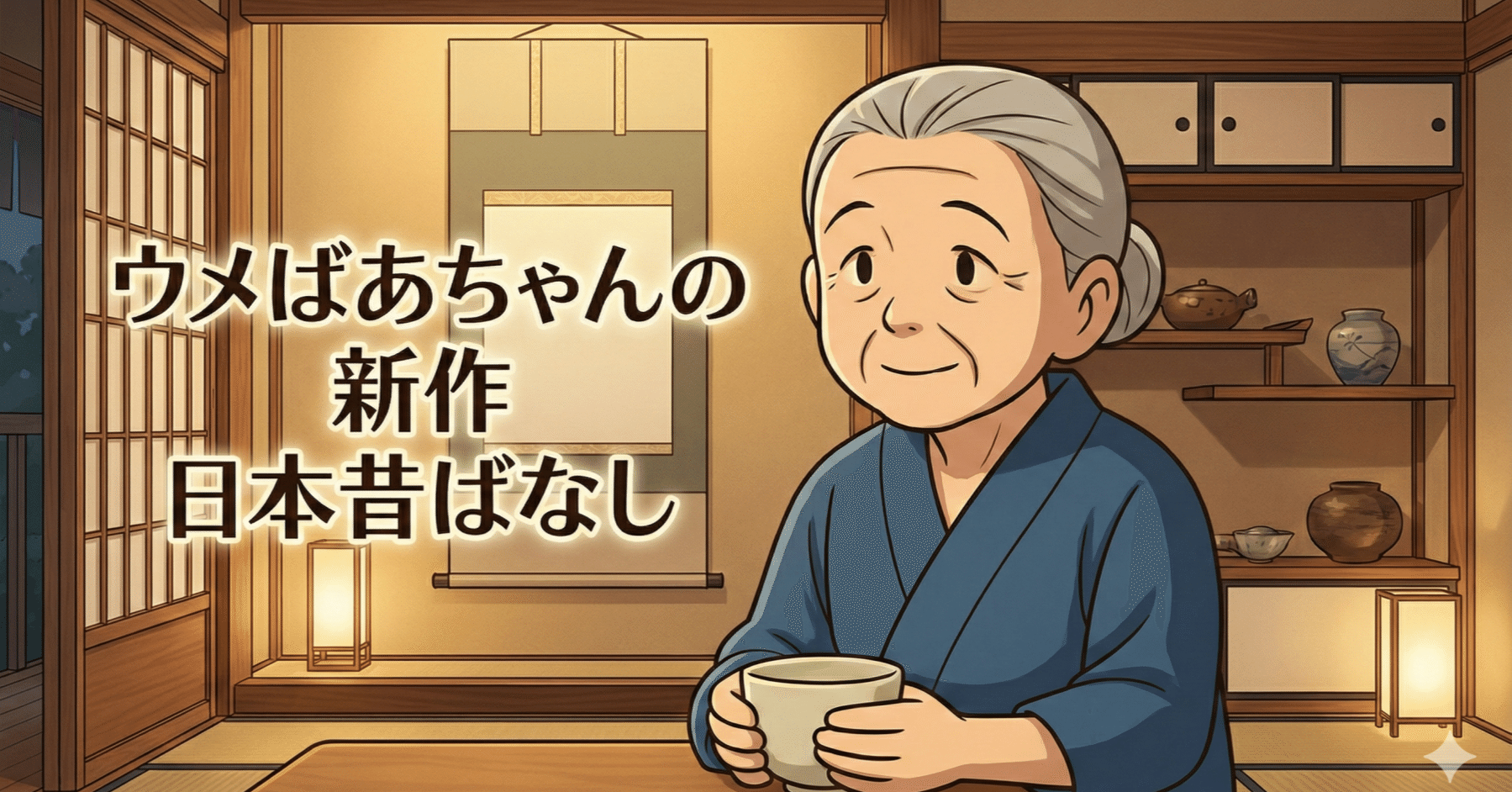 第212話：ウメばあちゃんの『新作日本昔ばなし』！『夜空にこぼれた