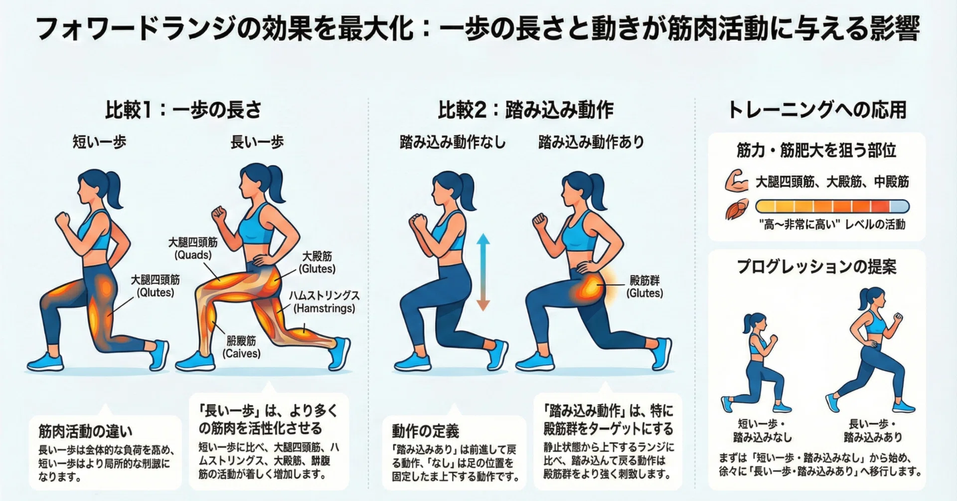 科学が証明した 最強のランジ 筋トレ効果を劇的に変える4つの新事実 理学療法士 わっくん24