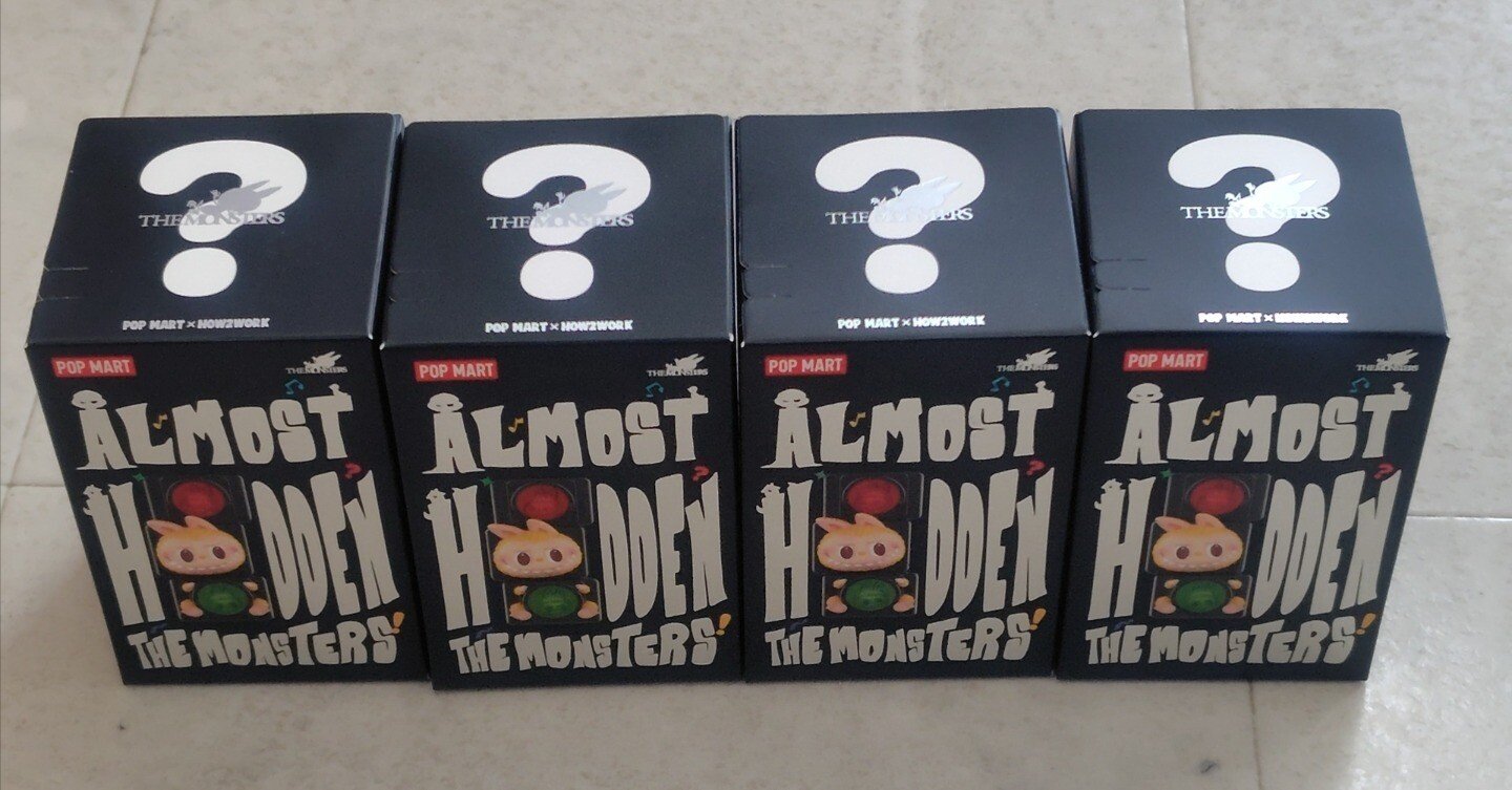 ラブブがまた増えた日。THE MONSTERS Almost Hiddenを4箱開封｜カリと