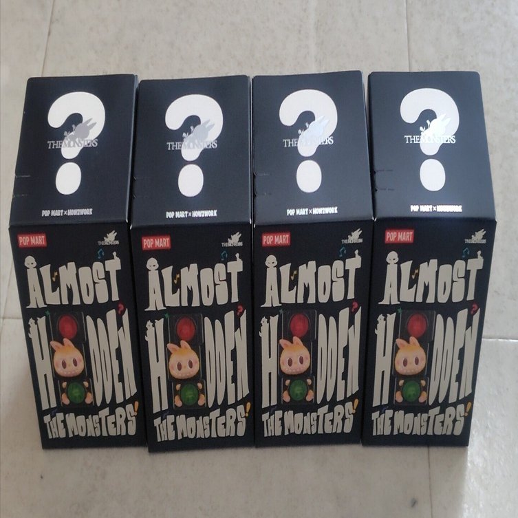 ラブブがまた増えた日。THE MONSTERS Almost Hiddenを4箱開封｜カリと
