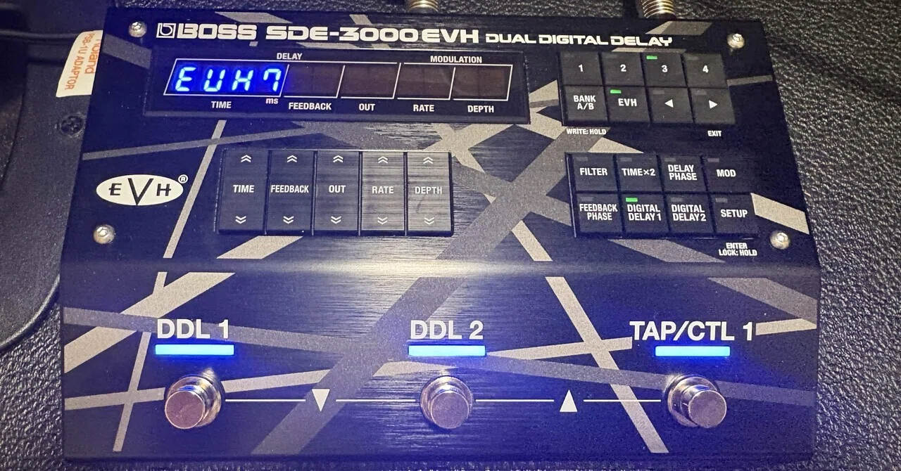 MNG】あのエディサウンドがおうちに！？BOSS SDE-3000EVH｜りおるっち