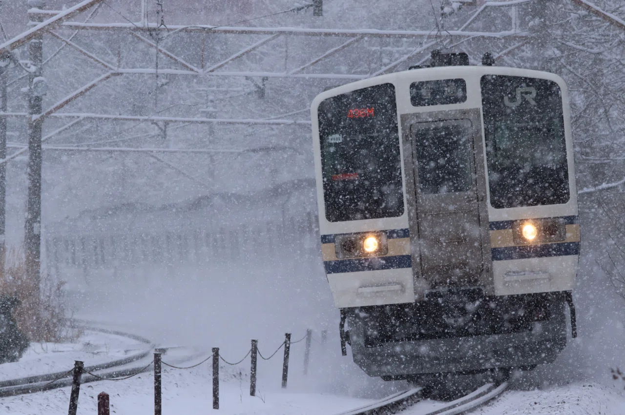 今年も山梨で雪と211系｜nagano_color211