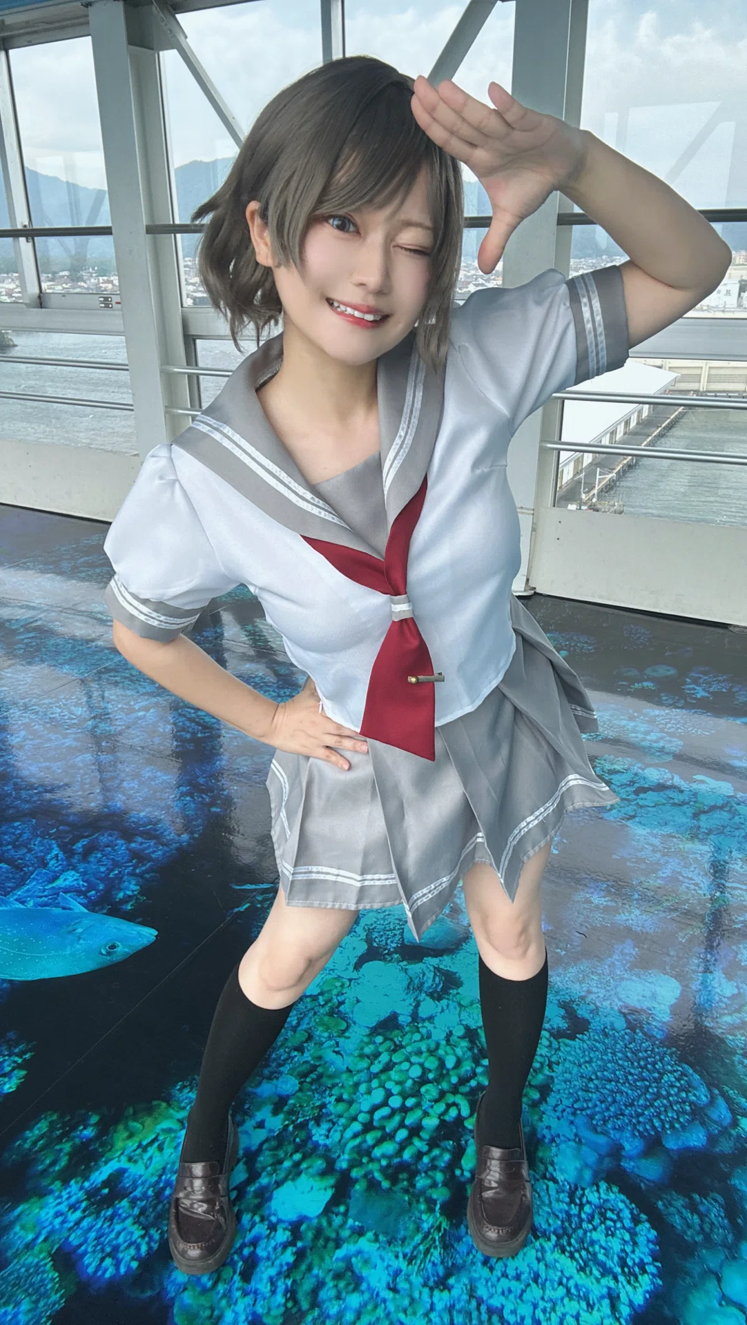 季節感真逆！夏に沼津で撮った曜ちゃんコス10枚！｜クエ