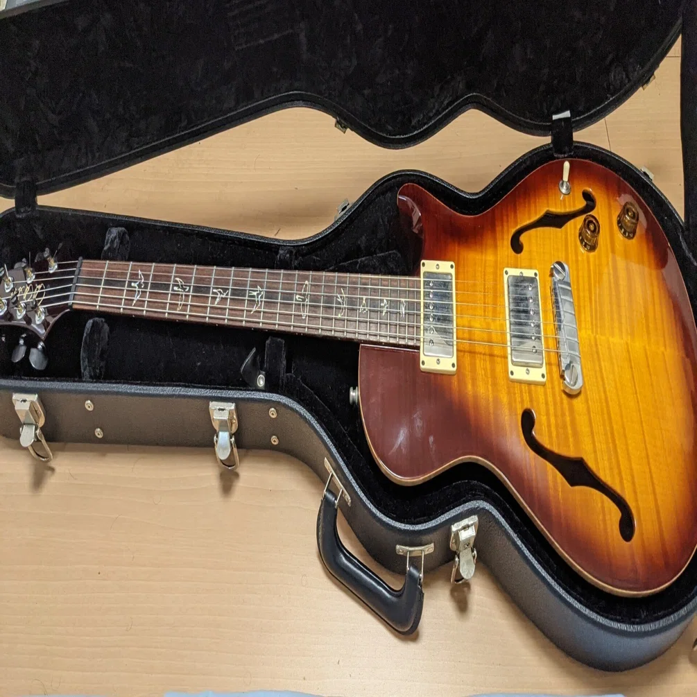 愛器紹介：PRS Singlecut Hollowbody 10Top:Piezoで“1本二役”＋ES-Les 