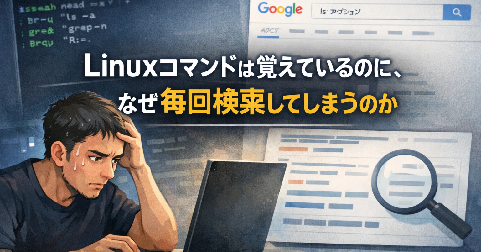 Linuxコマンドは覚えているのに、なぜ毎回検索してしまうのか｜sora