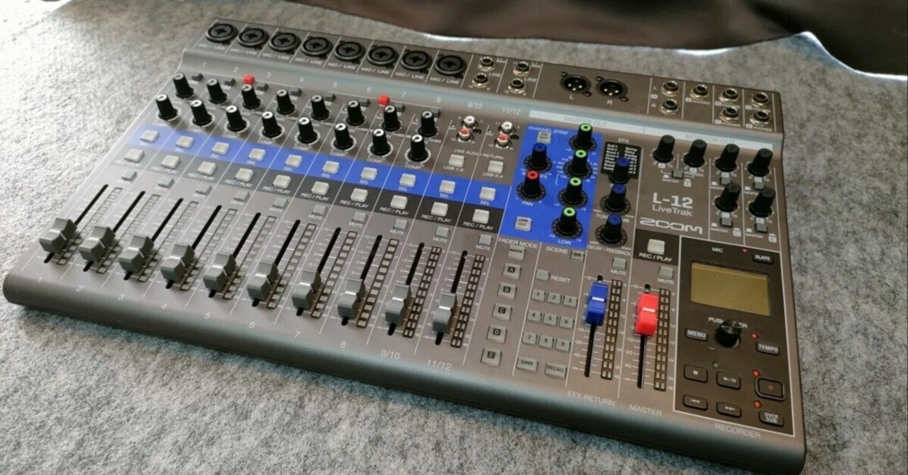 ZOOM L-12の基本操作 ～慣れるまでちょっと時間がかかるけど便利です 