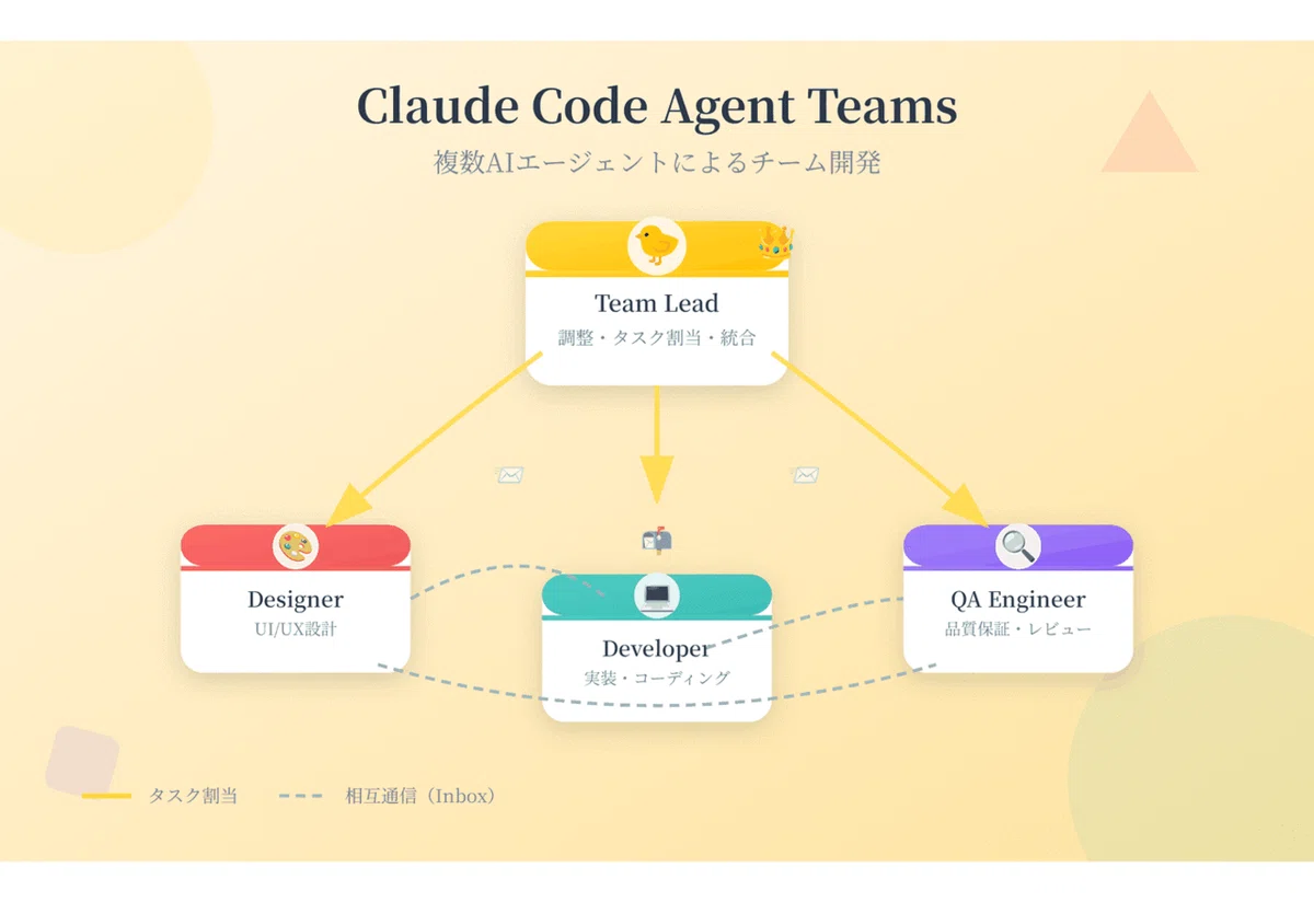 Claude Code Agent Teamsを徹底解剖：複数AIエージェントの協調作業を実践してわかった仕組みと注意点｜piyo_feed🐤 ...