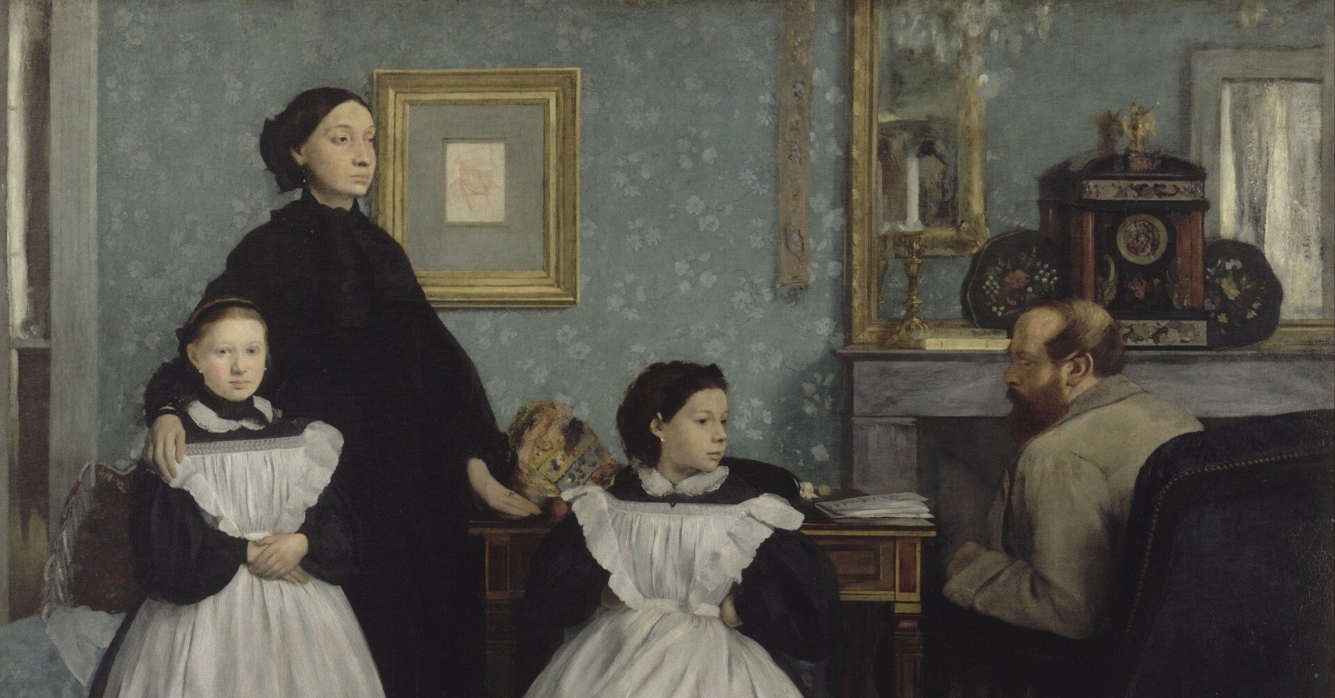 印象派展」出品作を解説！①：エドガー・ドガ《ベレッリ家の肖像》1858