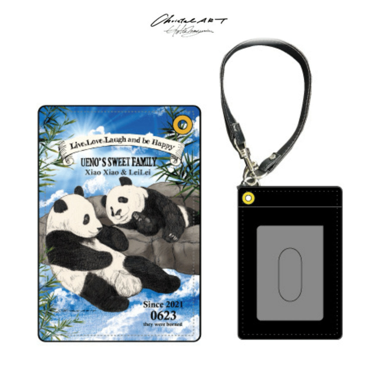 クリスタルアート〈メモリーオブシャオシャオ＆レイレイ〉〈メモリー