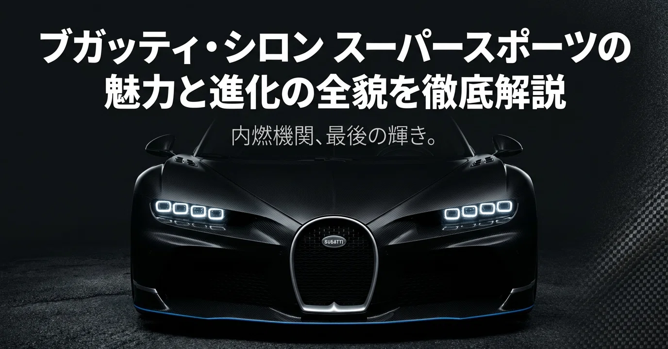 ブガッティ・シロン スーパースポーツの魅力と進化の全貌を徹底解説
