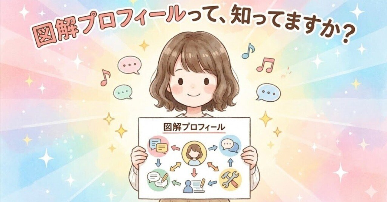 図解プロフィールって、知ってますか？｜向井さえ｜準備ゼロから始める