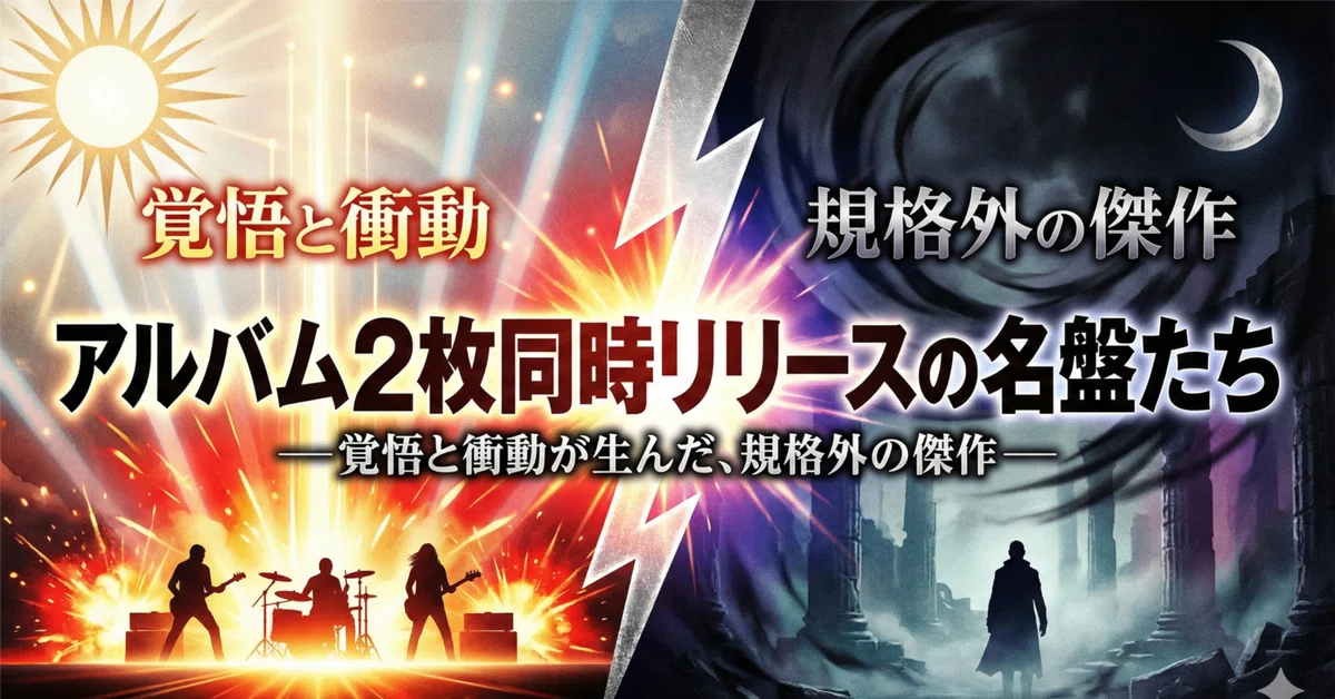 アルバム2枚同時リリースの名盤たち｜まだい（アビロー）