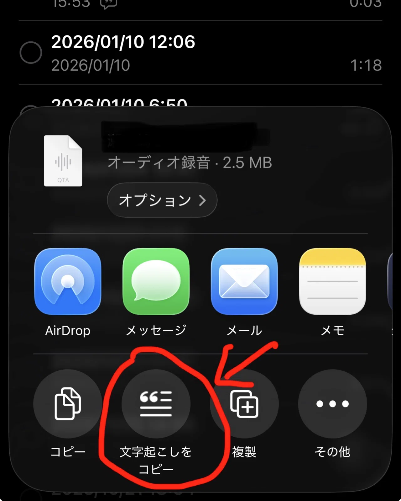 ボイスメモ 文字 起こし