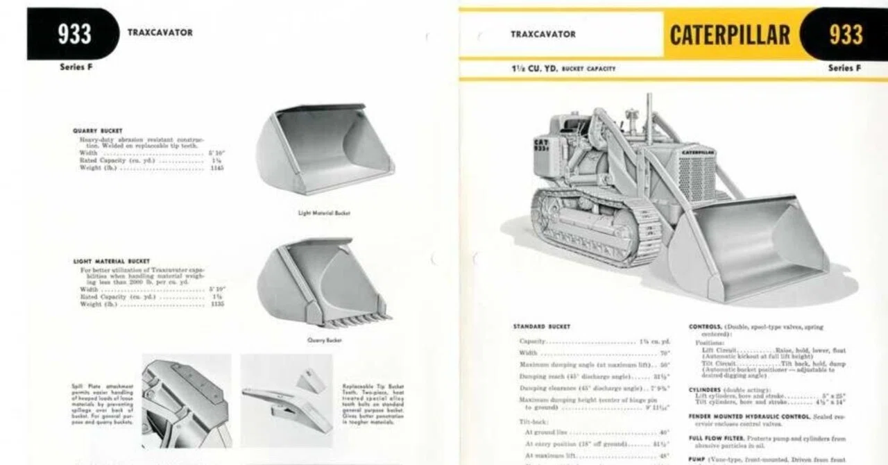 CATERPILLAR 933 Series F｜建設機械化ライブラリー