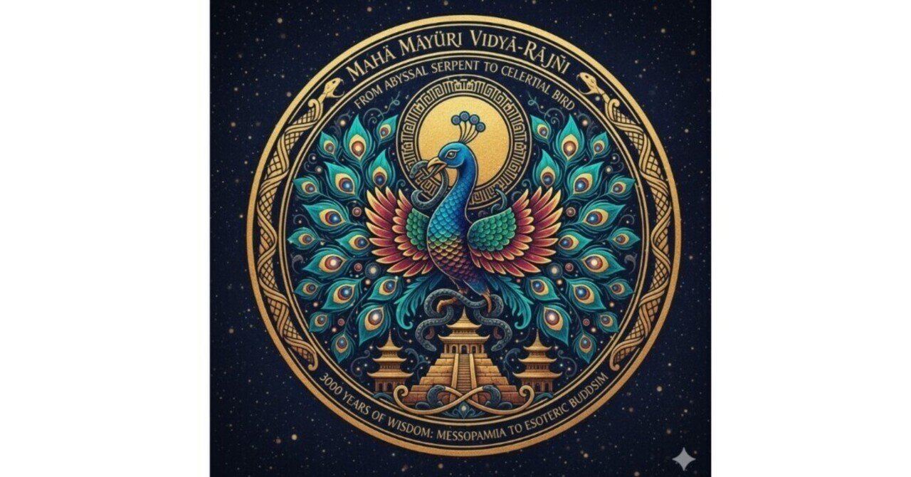 蛇を喰らう美しき鳥「孔雀明王」の正体とは？メソポタミアから密教へ