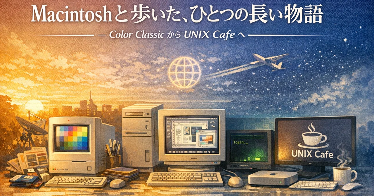 Macintoshと歩いた、ひとつの長い物語｜のい