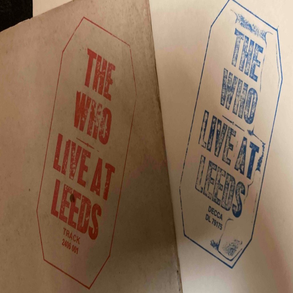 The Who [ Live at Leeds ] UK TRACK 2406-001 US Decca ｜naruru's Record