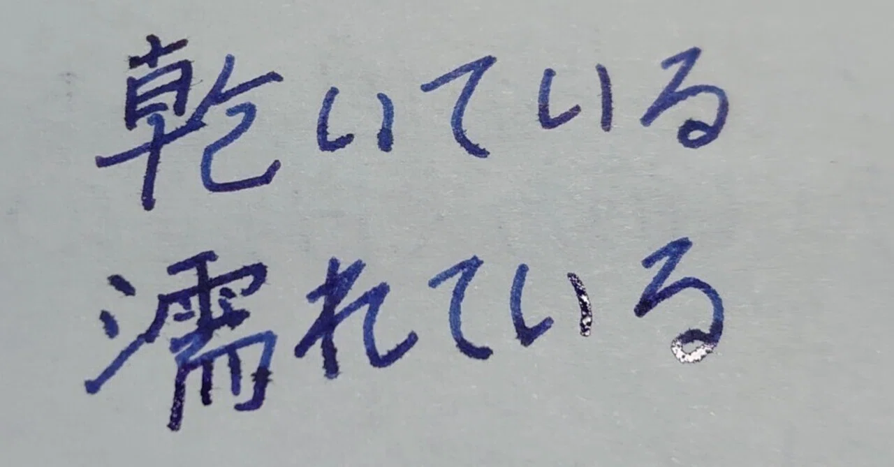 乾かないうちに（万年筆）｜ポトスキー