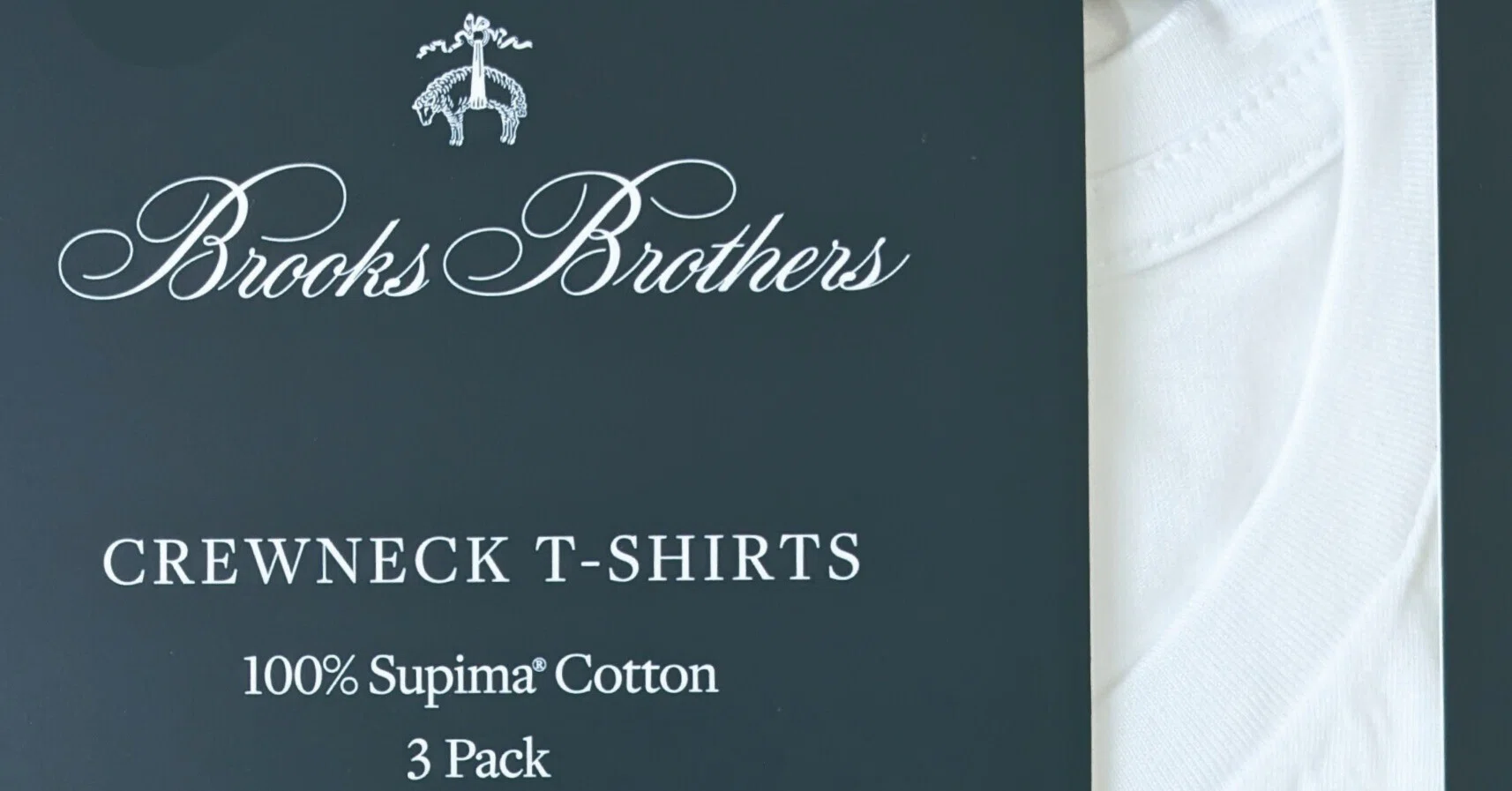 【日本未発売】Brooks Brothers ロゴ入りT-Shirts 3枚 ブルックスブラザーズの3パックTシャツ｜小野蟷螂